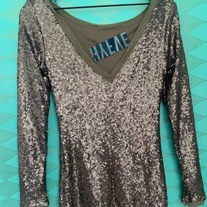 GOLD BRONZE SEQUIN DRESS BRAND NEW